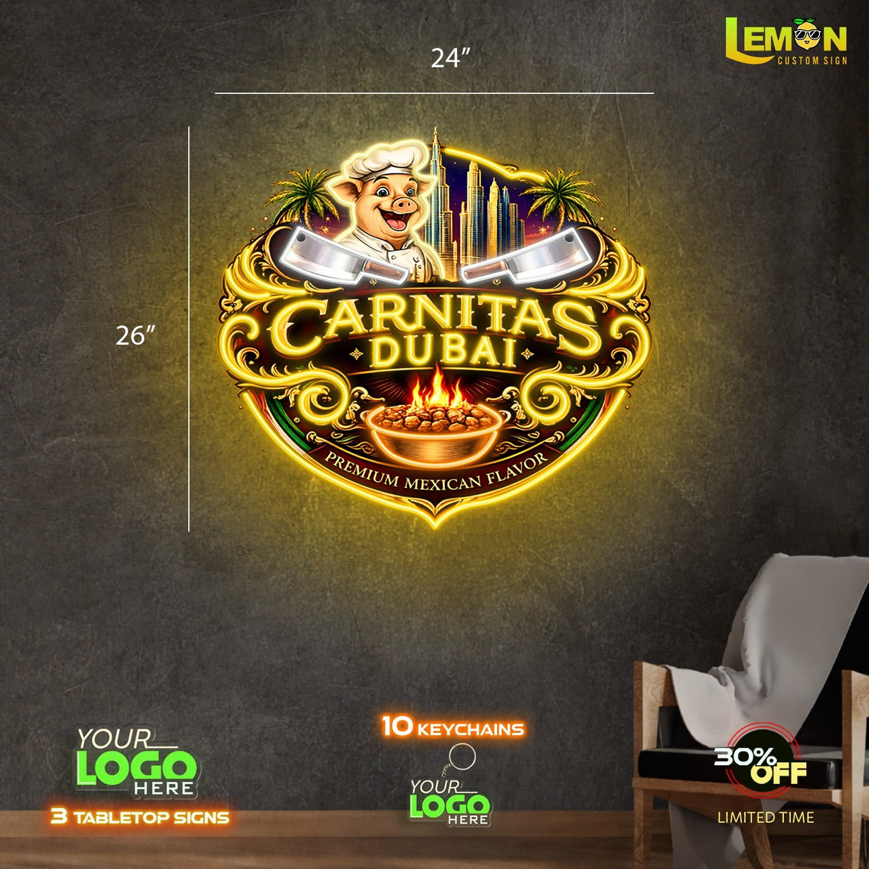 CARNITAS DUBAI | LED NEON SIGN