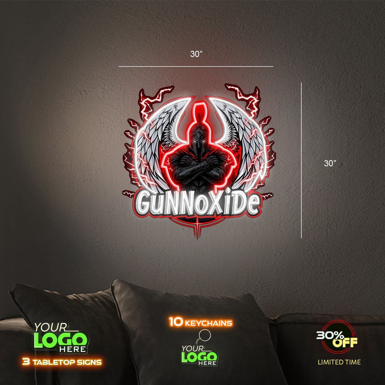 GUNNOXIDE AND RUBI DIVINE SCENTS | LED NEON SIGN ( 2 SIGNS)