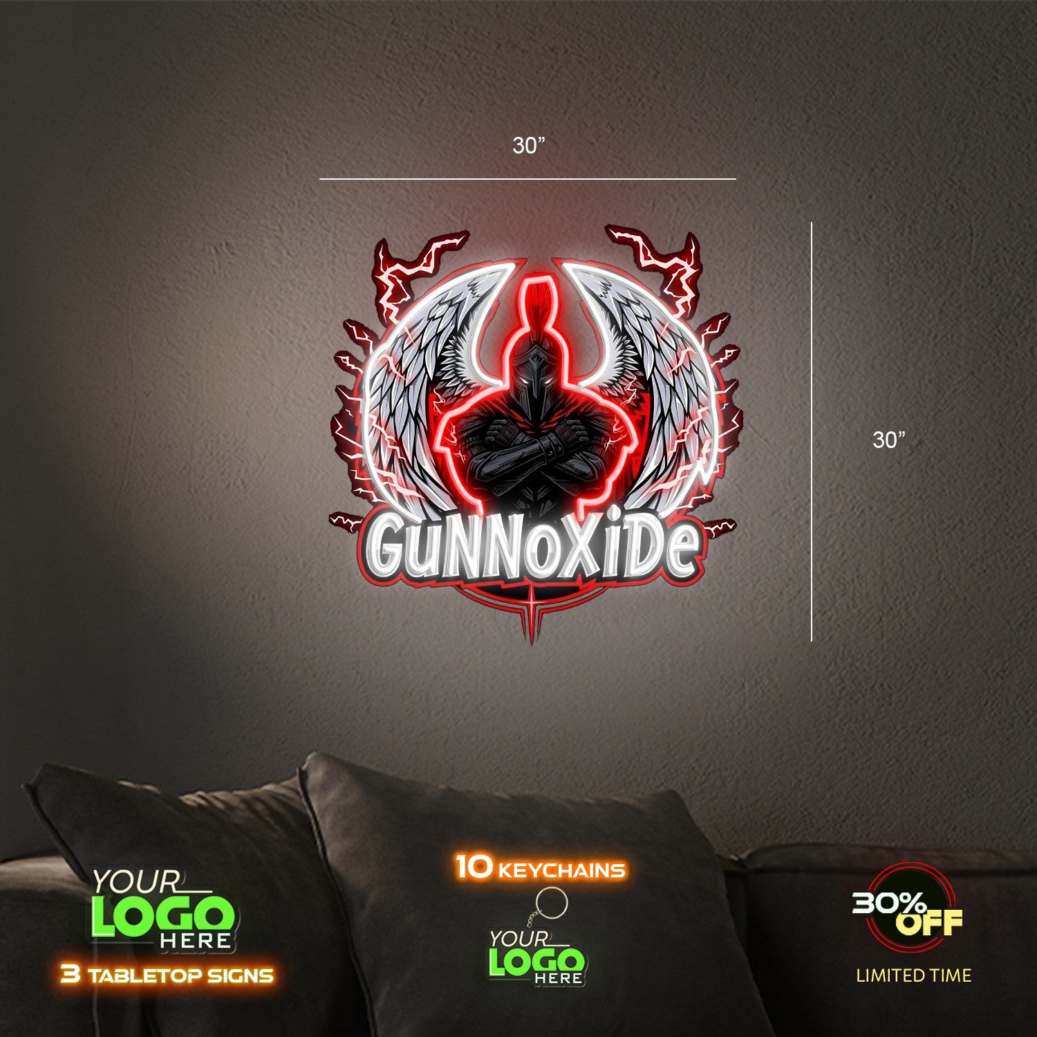 GUNNOXIDE AND RUBI DIVINE SCENTS | LED NEON SIGN ( 2 SIGNS)