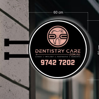 DENTISTRY CARE | ILLUMINATED BLADE SIGN