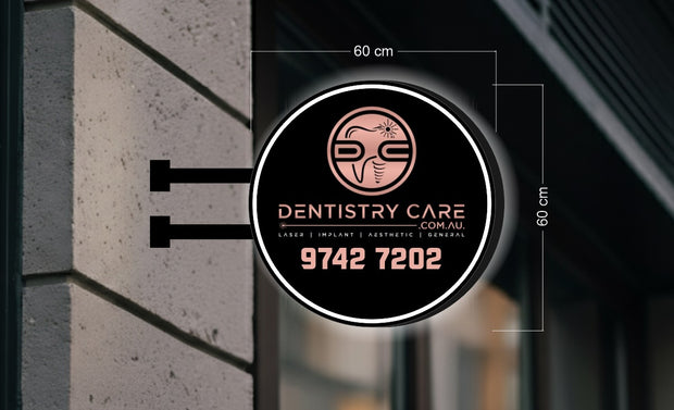 DENTISTRY CARE | ILLUMINATED BLADE SIGN