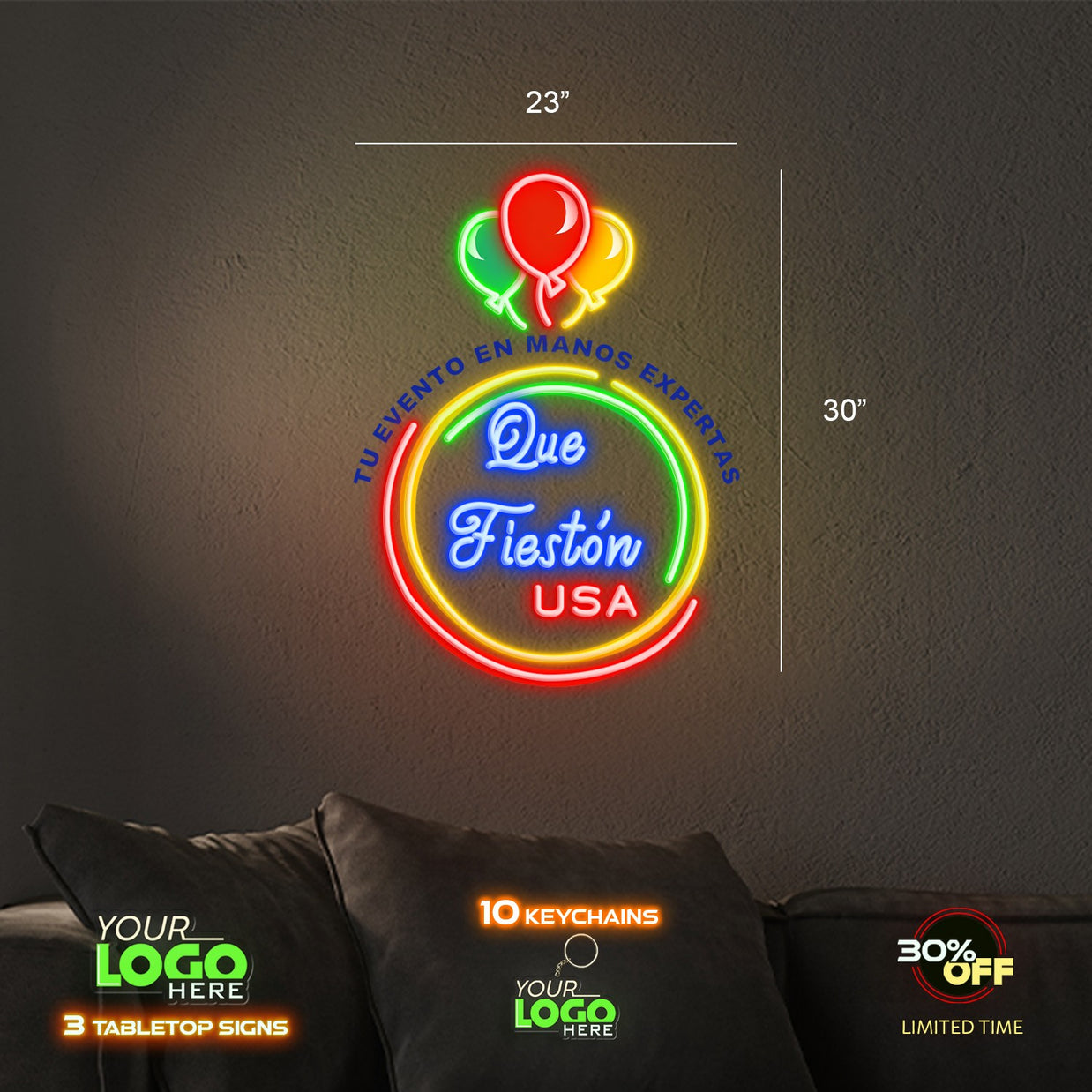 Que Fiestón USA | LED NEON SIGN