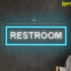 RESTROOM | LED NEON SIGN