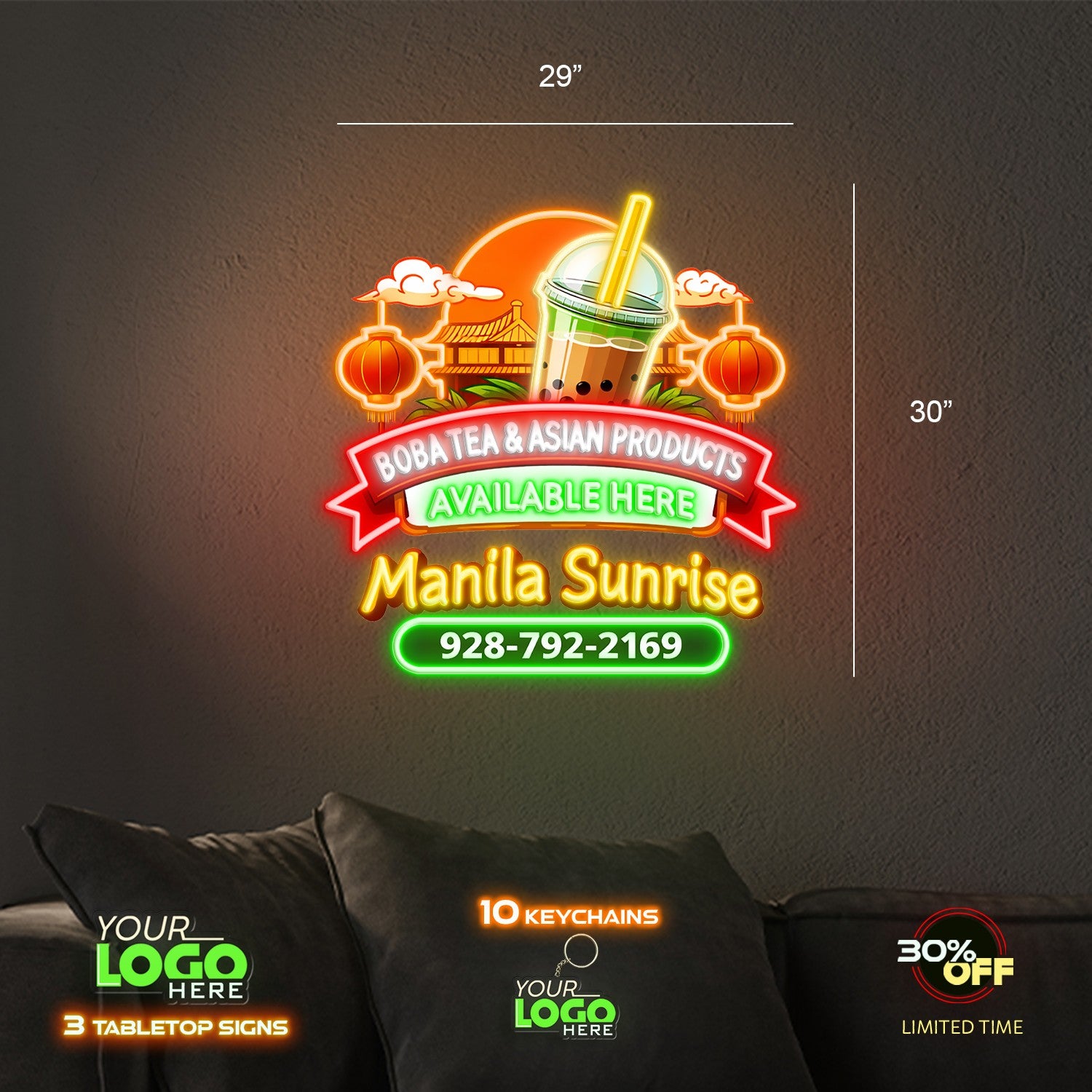 Boba Tea and Asian Products | LED NEON SIGN