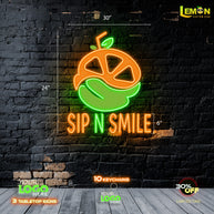 SIP N SMILE | LED NEON SIGN