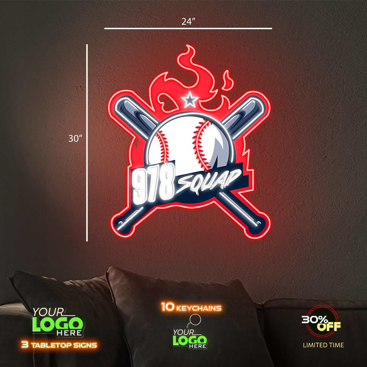 978 SQUAD | LED NEON SIGN