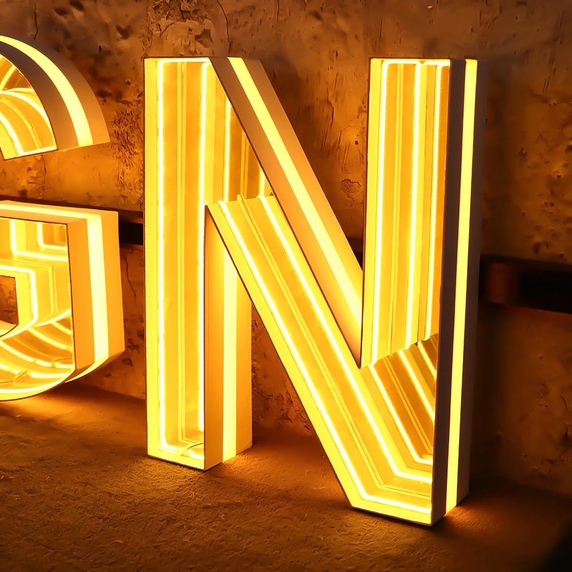 Infinity Mirror LED Sign
