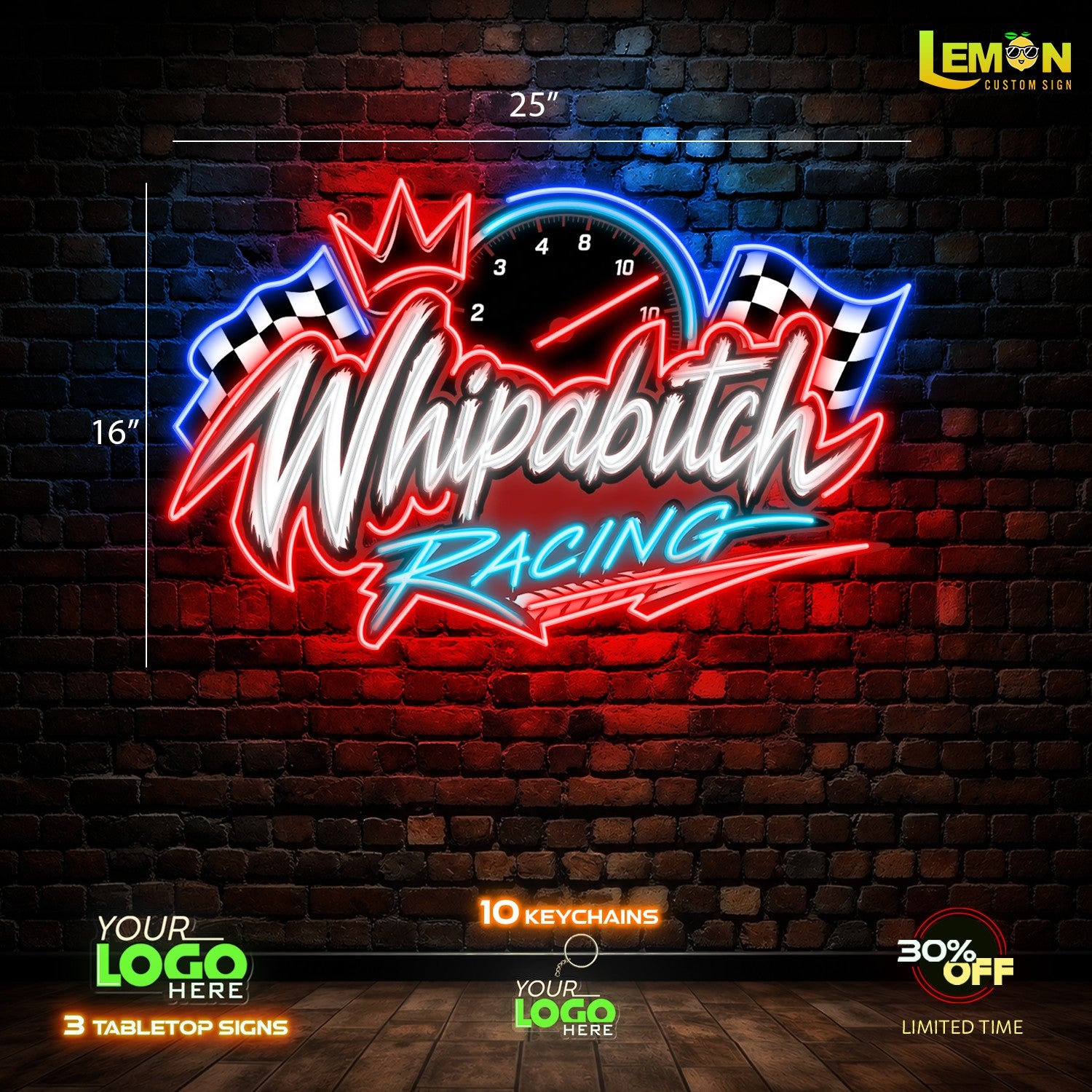 Whipabitch Racing | LED NEON SIGN