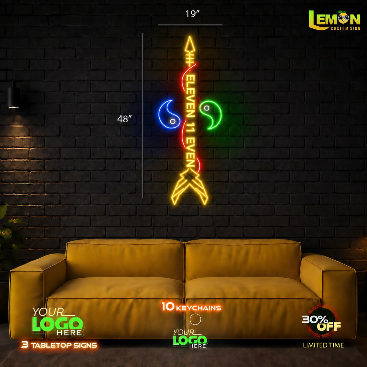ELEVEN 11 EVEN | LED NEON SIGN