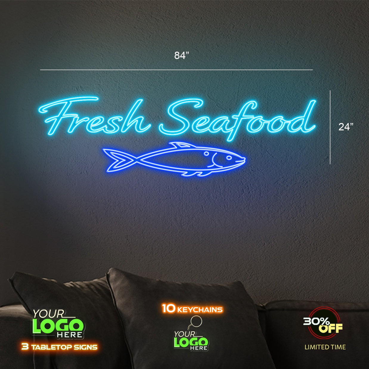 Fresh Seafood  | LED NEON SIGN