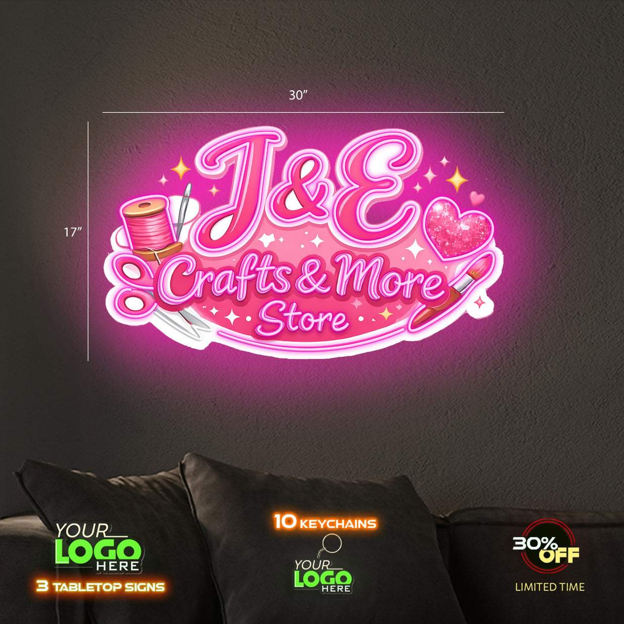 J&E Craft and More Store| LED NEON SIGN