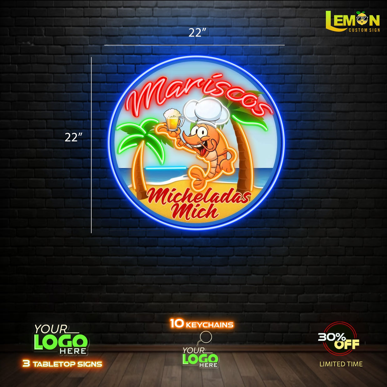 Mariscos | LED NEON SIGN