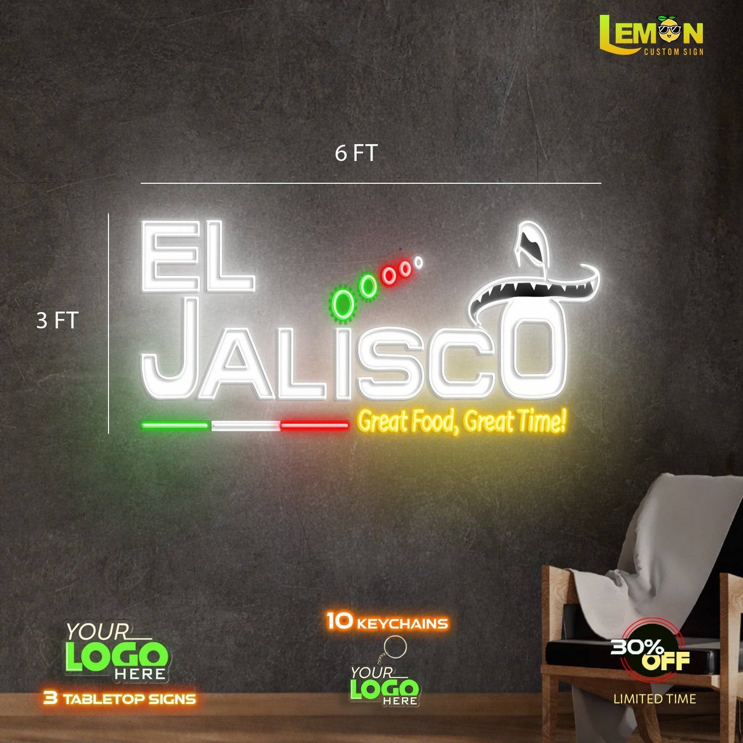 EL JALISCO | LED NEON SIGN