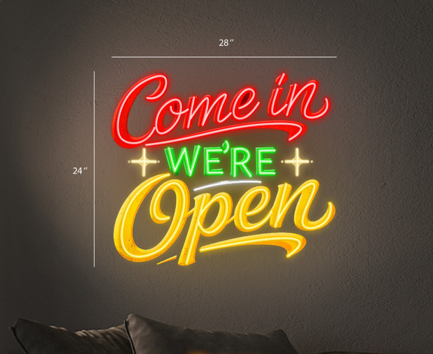 Used Treasures Thrift Shop Sign and OPEN Sign | LED NEON SIGN ( 2 SIGNS)
