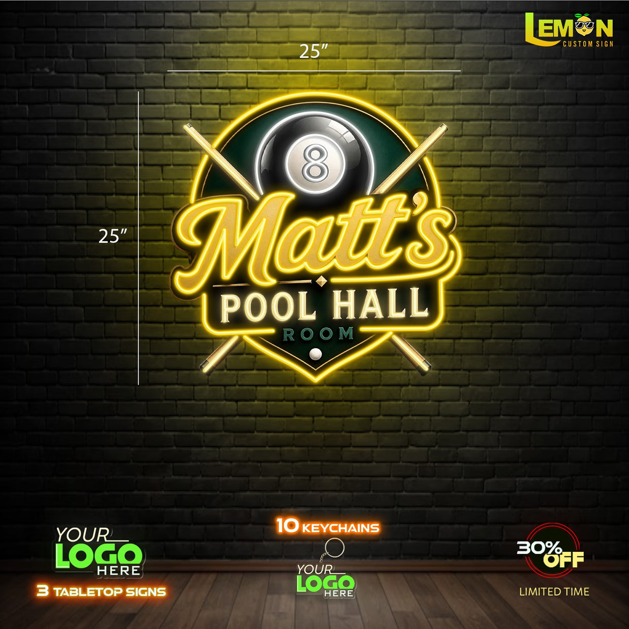 Matt’s Pool Hall Room | LED NEON SIGN