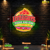 LITTLE GUYS PIZZAS AND SUBS | LED NEON SIGN