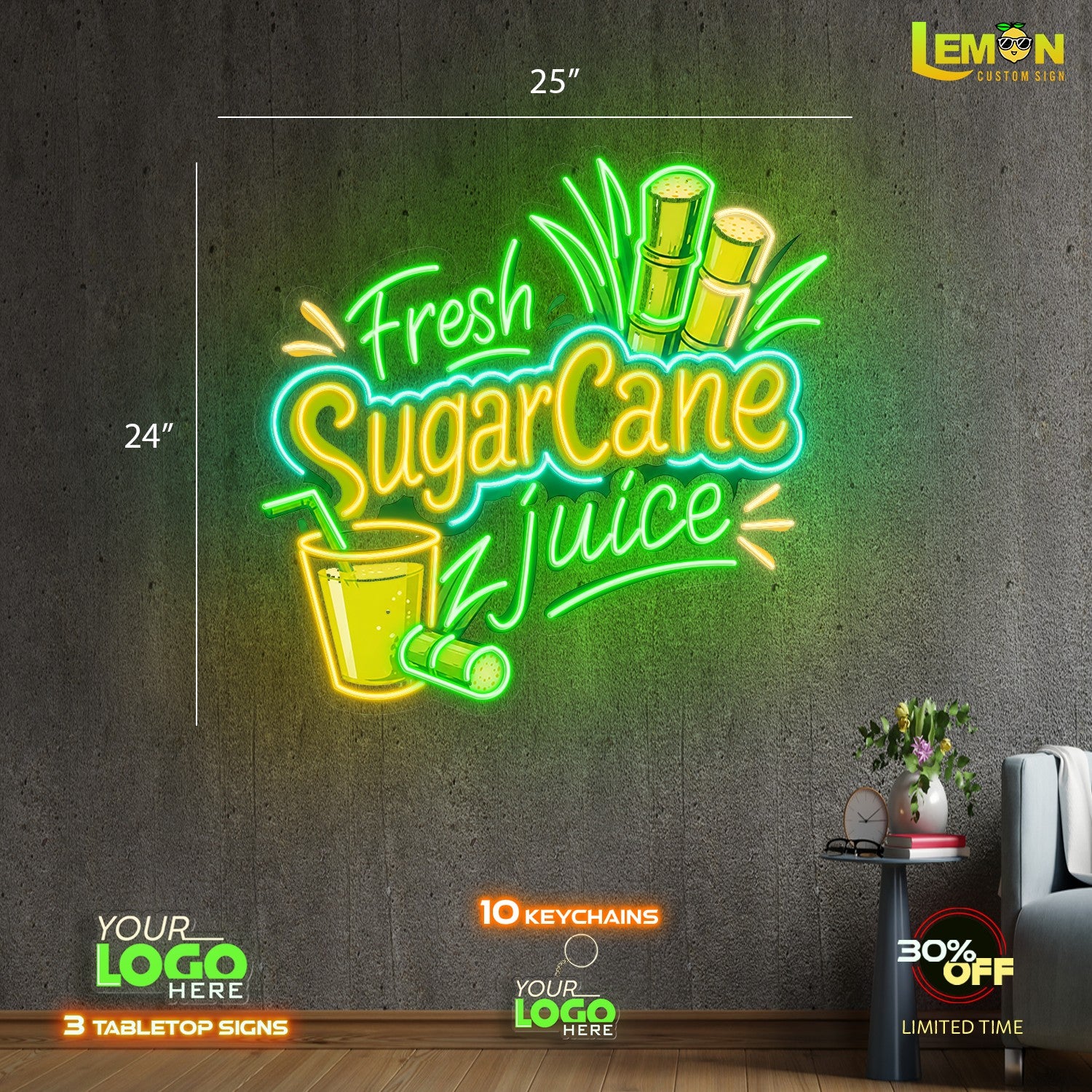 Fresh SugarCane Juice | LED NEON SIGN