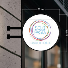 SOLO PASTA| ILLUMINATED BLADE  SIGN