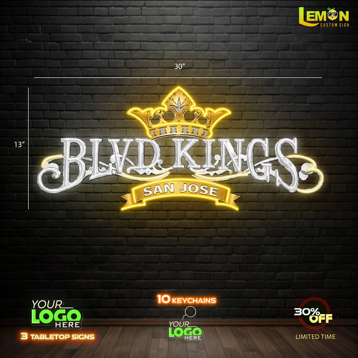 BLVD KINGS | LED NEON SIGN