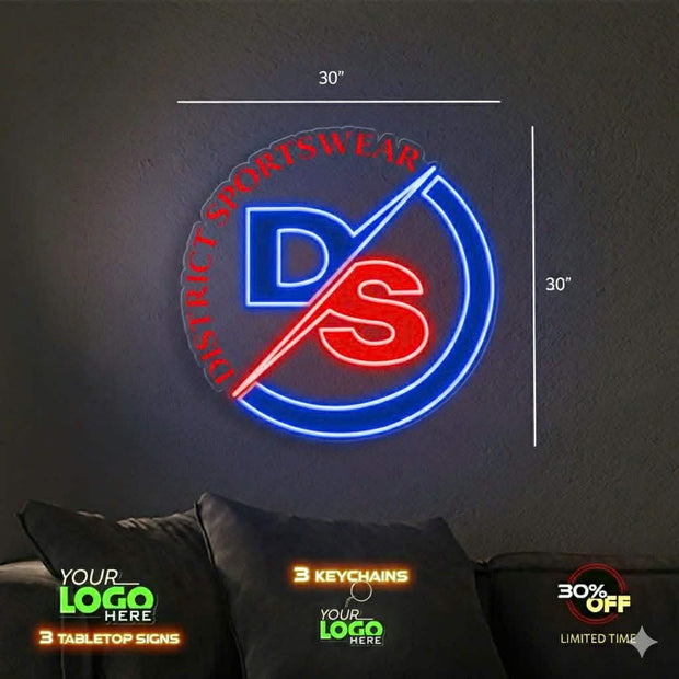 DS | LED NEON SIGN (2 SIGNS)