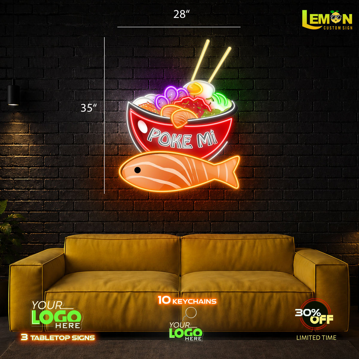 POKE MI | LED NEON SIGN