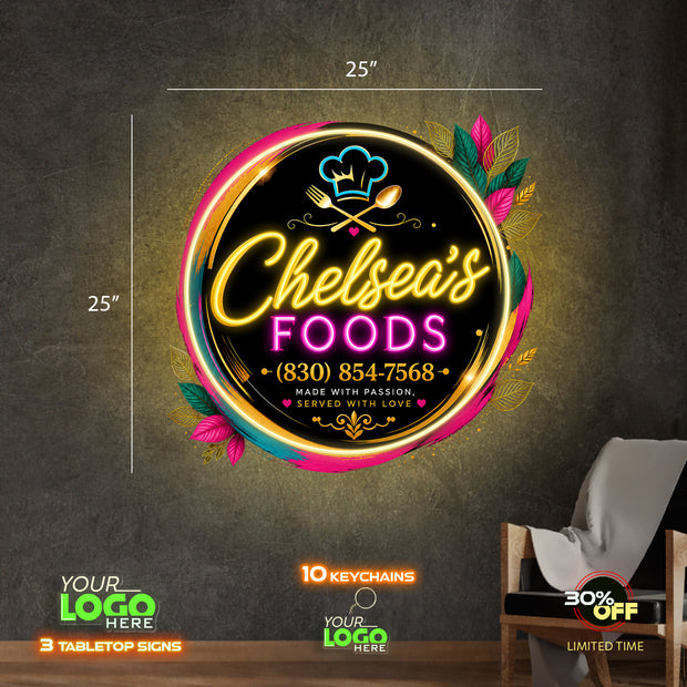 Chelsea's Foods | LED NEON SIGN