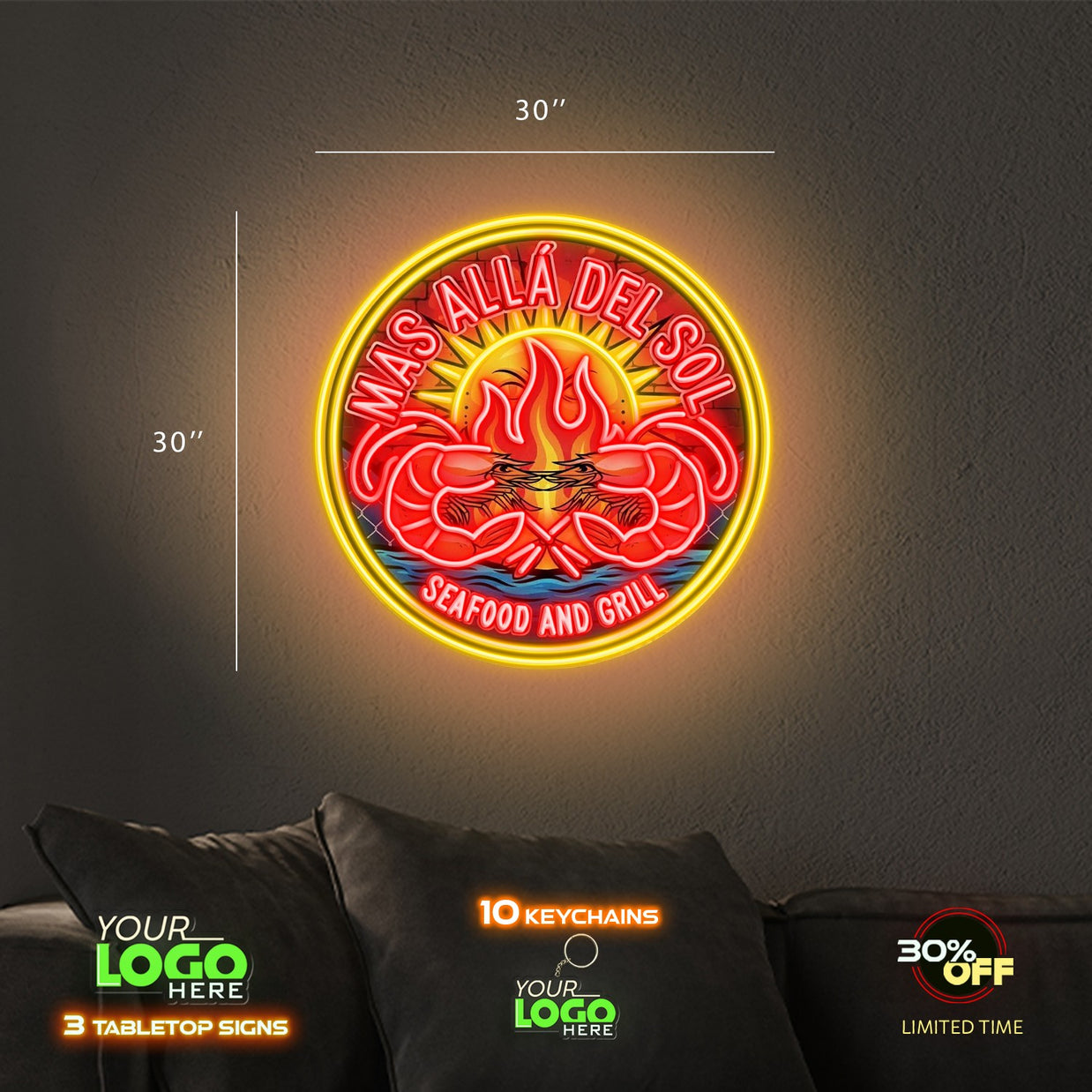 MAS ALLÁ DEL SOL | LED NEON SIGN
