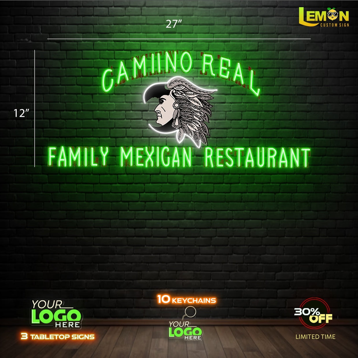 CAMIINO REAL | LED NEON SIGN ( 2 SIGNS)