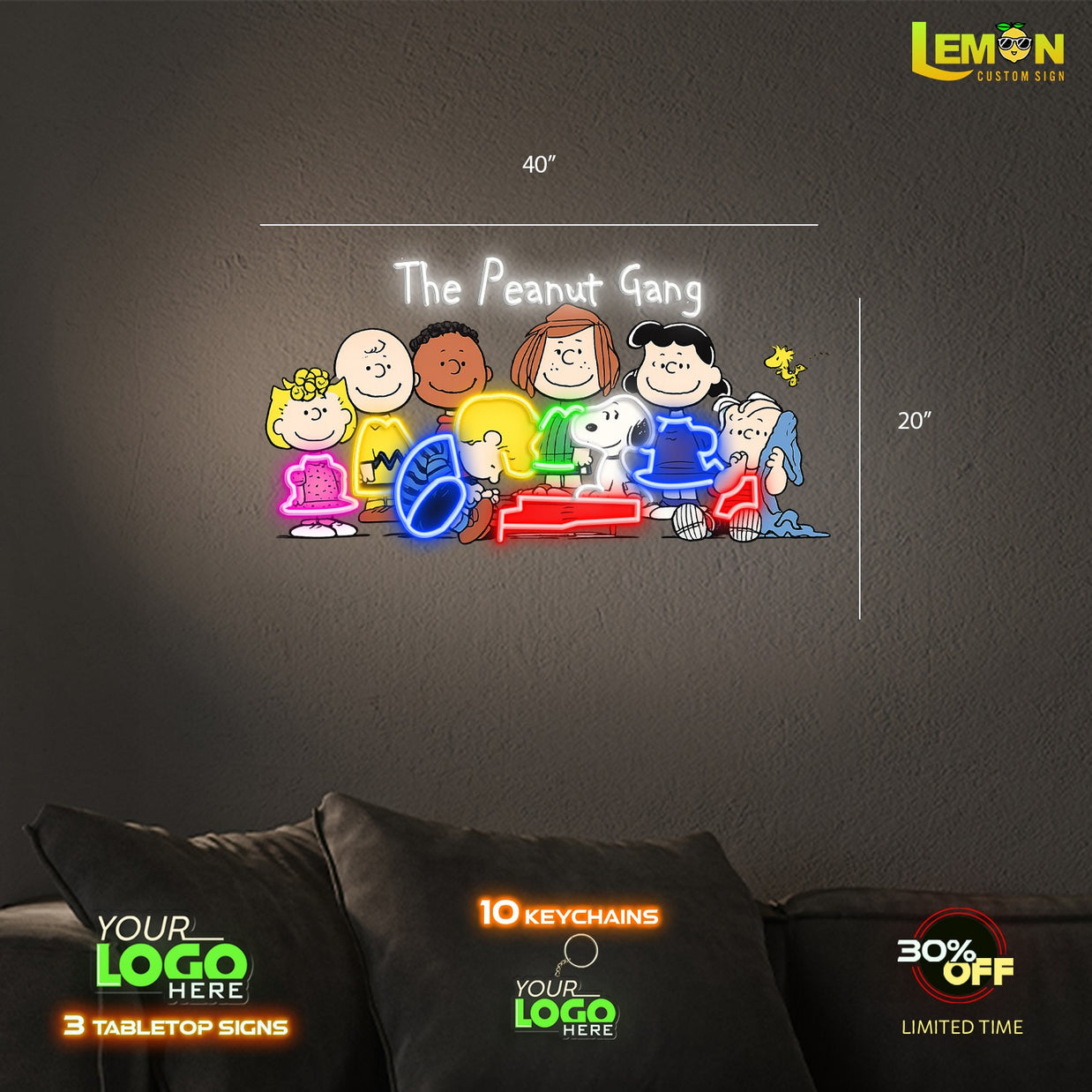 THE PEANUT GANG | LED NEON SIGN