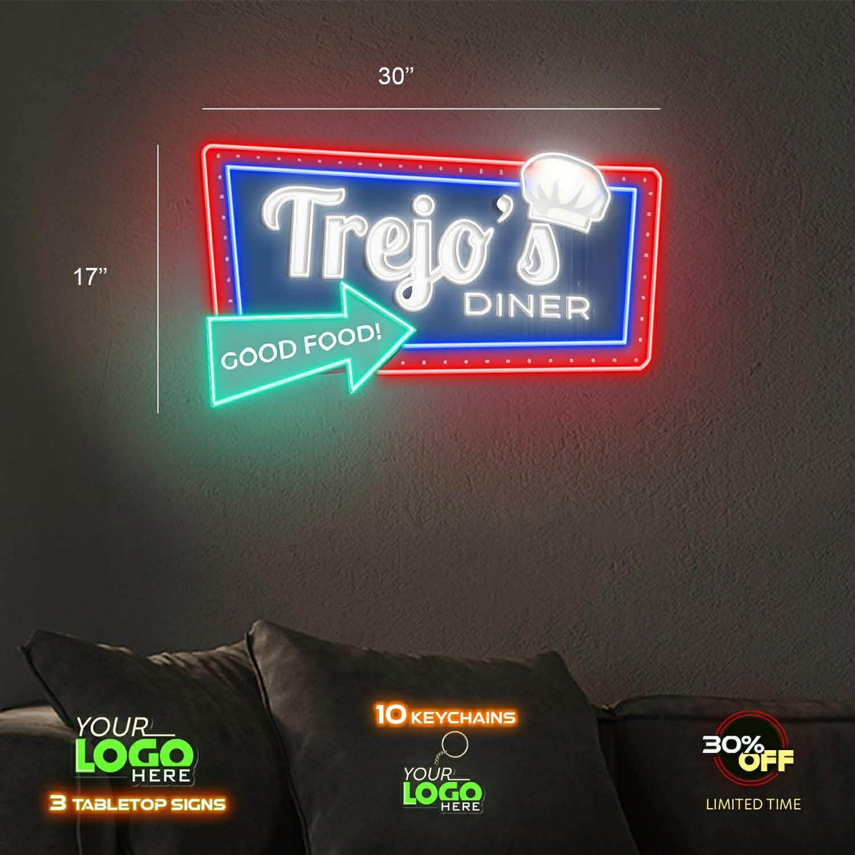 Trejos Diner | LED NEON SIGN (Copy)