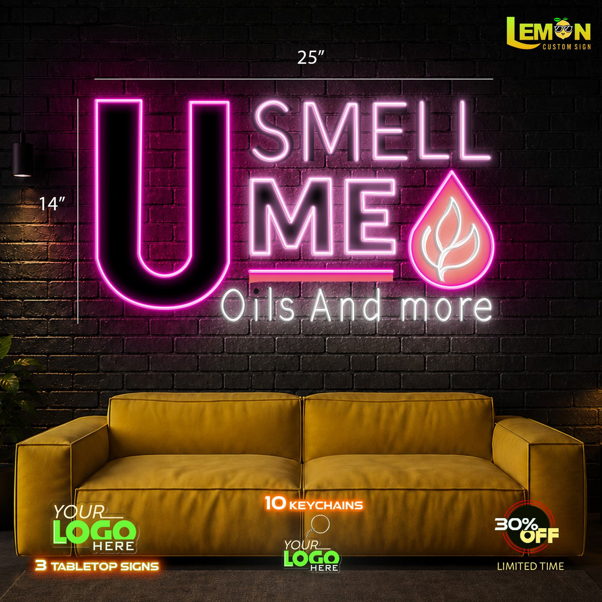 U Smell Me Oils And More | LED NEON SIGN