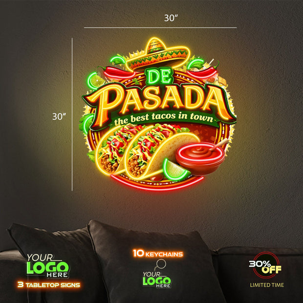 DE PASADA | LED NEON SIGN