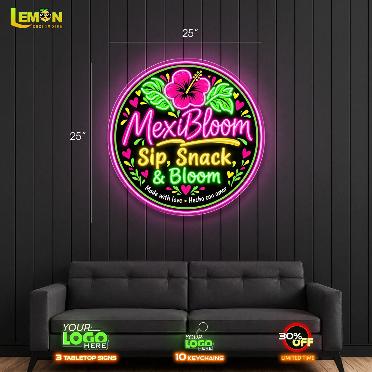 MEXI BLOOM| Led Neon Sign