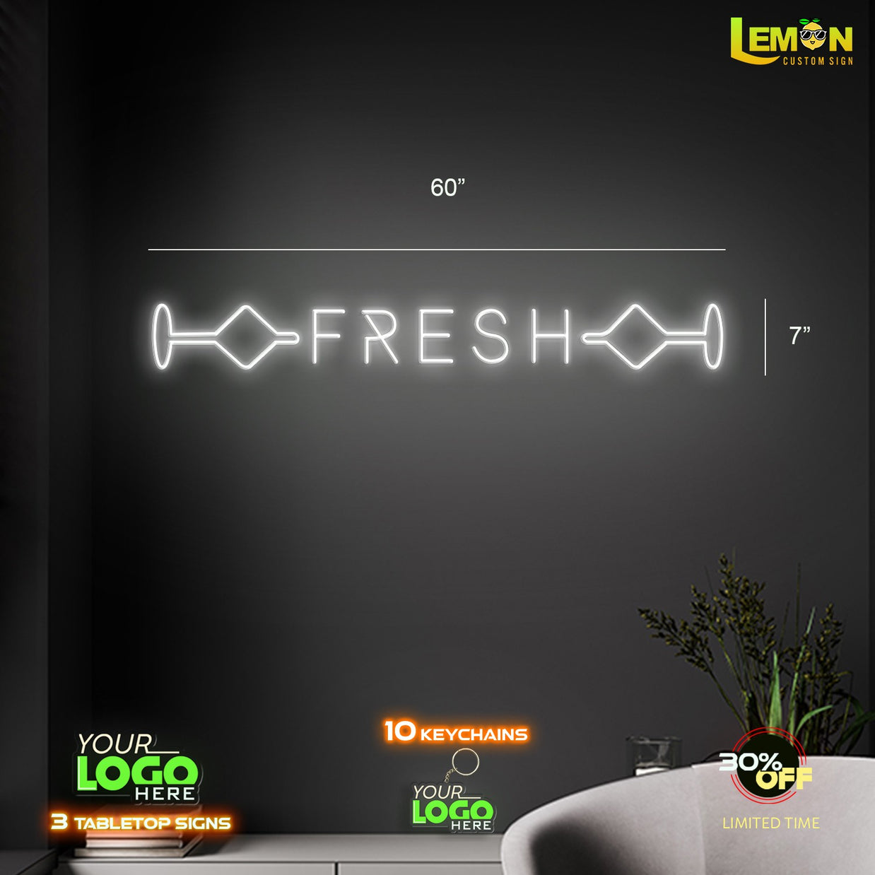 FRESH | LED NEON SIGN (RGB LIGHT)