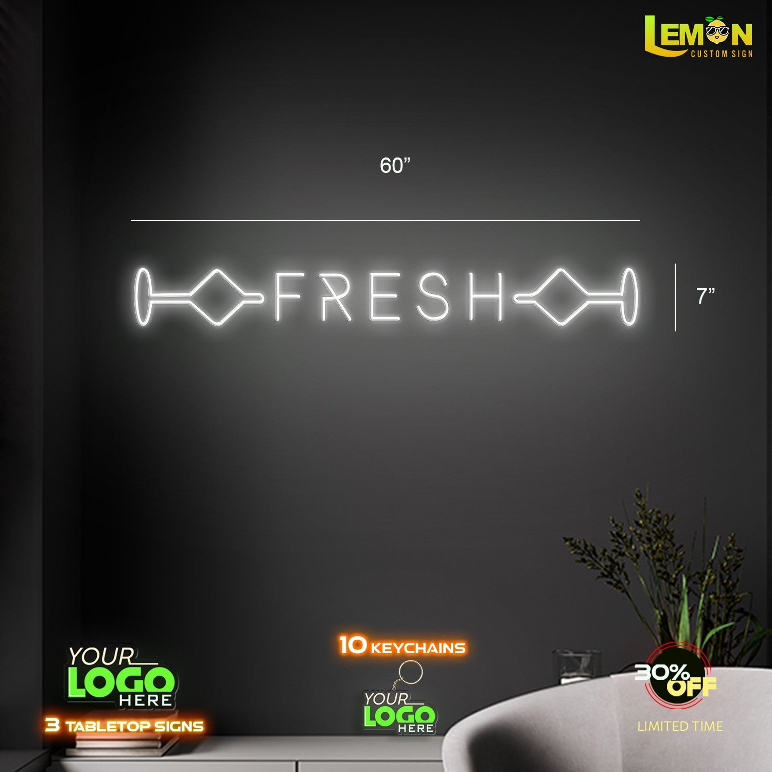FRESH | LED NEON SIGN (RGB LIGHT)