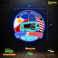 PINOY & AMERICAN BITES | LED NEON SIGN