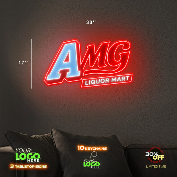 AMG LIQUOR MART | LED NEON SIGN
