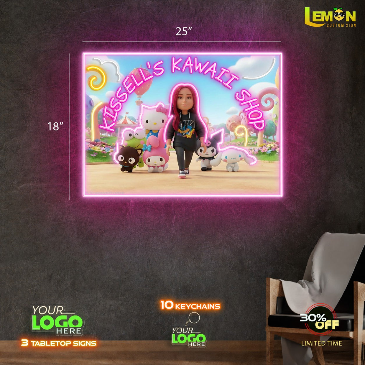 KISSELL'S KAWAII SHOP | LED NEON SIGN