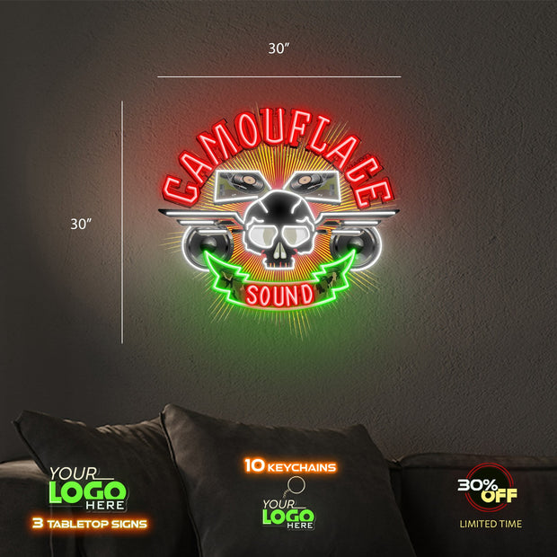 GAMOUFLACE | LED NEON SIGN