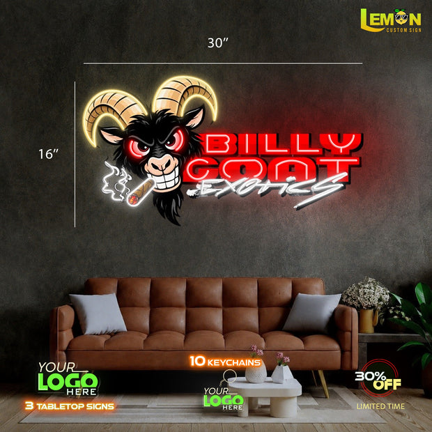 BILLY GOAT | LED NEON SIGN