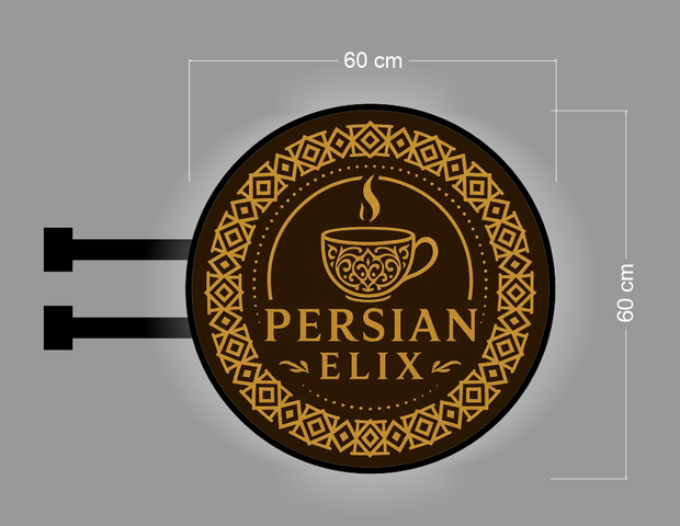 PERSIAN ELIX | ILLUMINATED BLADE  SIGN