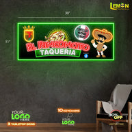 EL RINCONCITO TAQUERIA | LED NEON SIGN ( OUTDOOR SIGN)