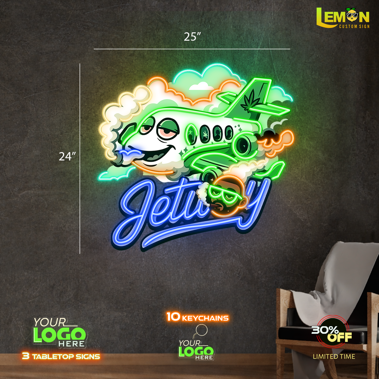 JETSONS | LED NEON SIGN (2 SIGNS)