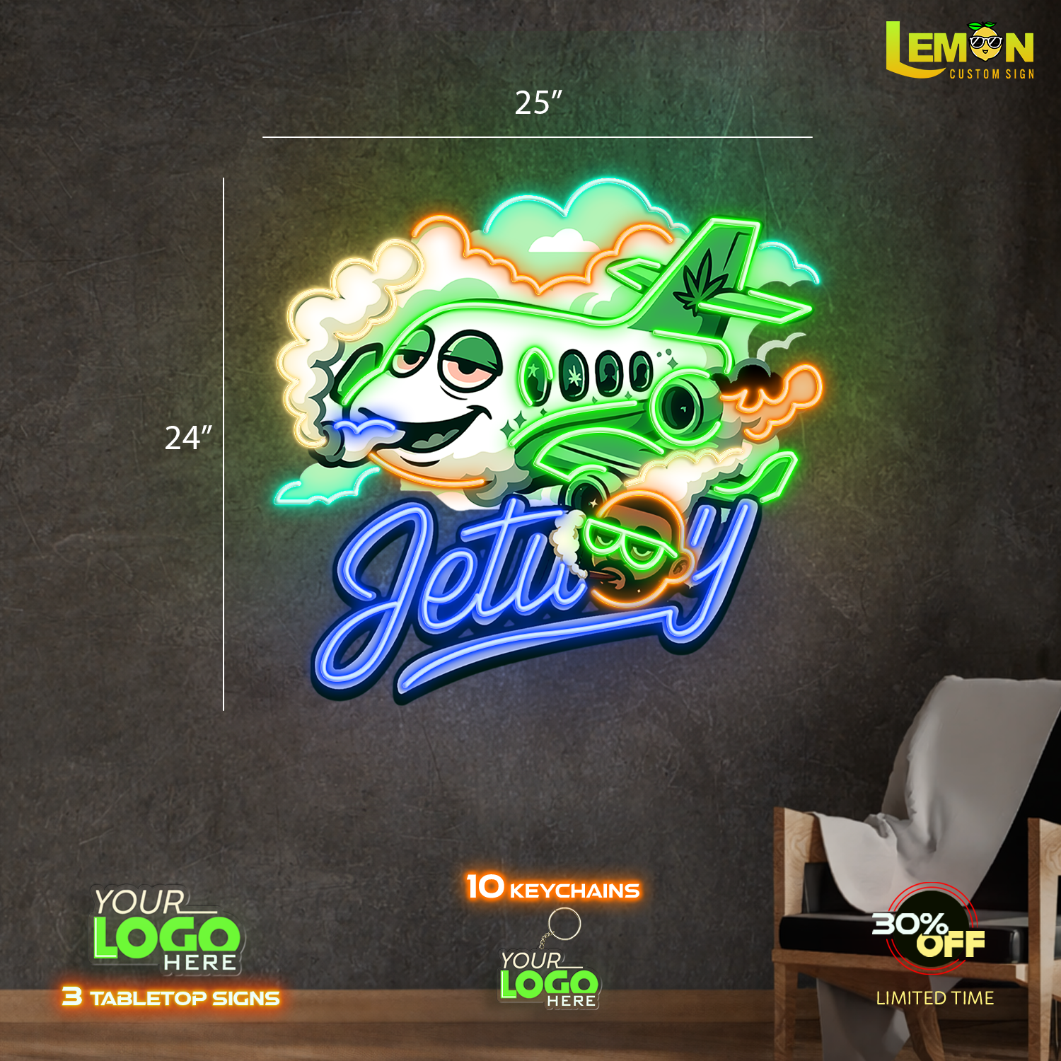 JETSONS | LED NEON SIGN (2 SIGNS)