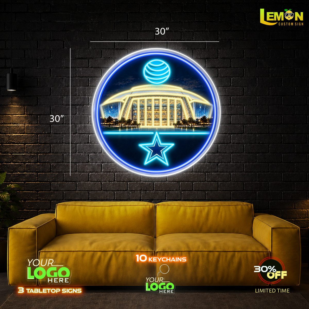 AT&T STADIUM | LED NEON SIGN