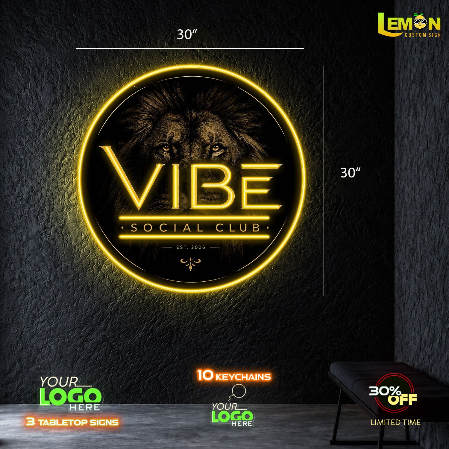 VIBE | LED NEON SIGN