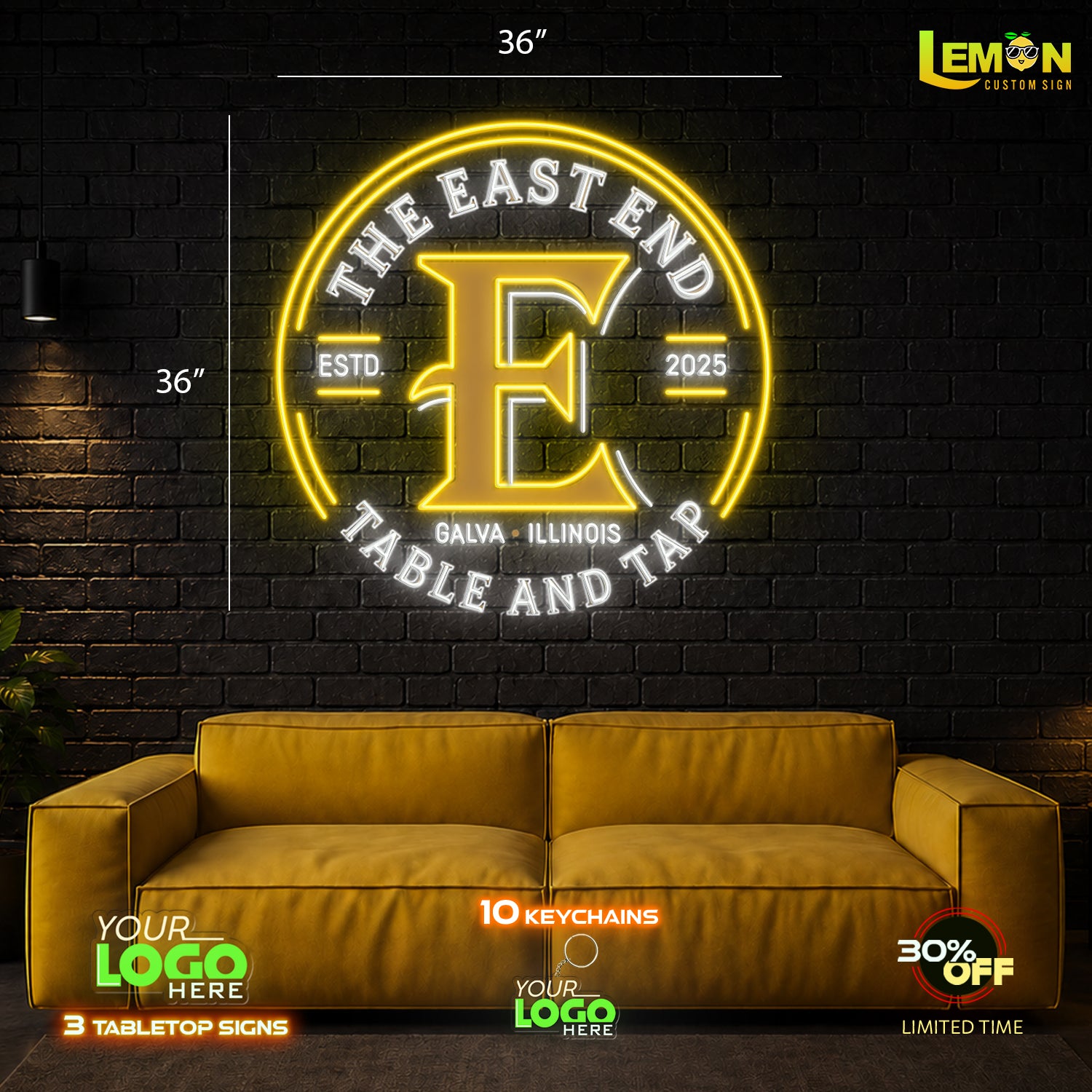 THE EAST END | LED NEON SIGN