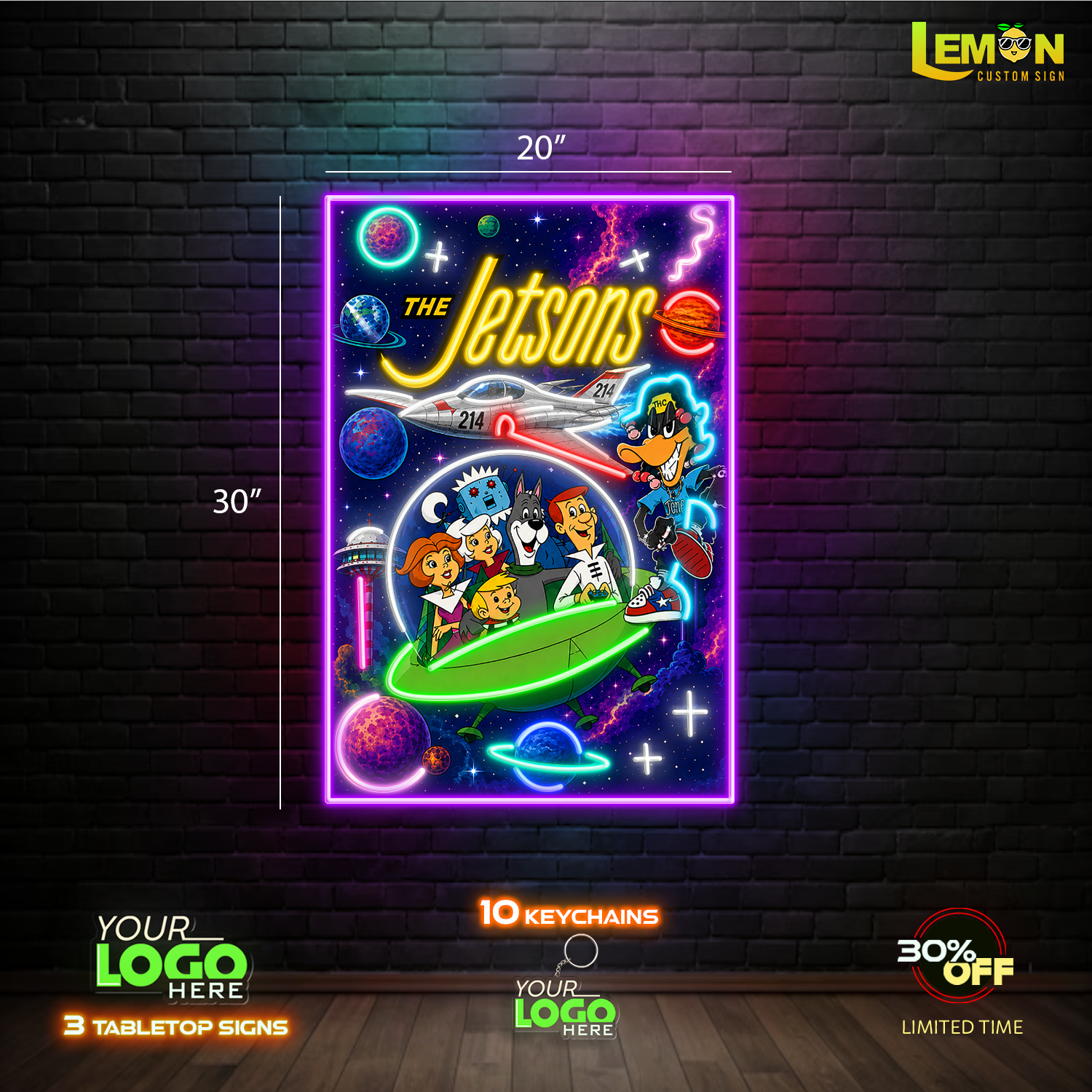 JETSONS | LED NEON SIGN (2 SIGNS)
