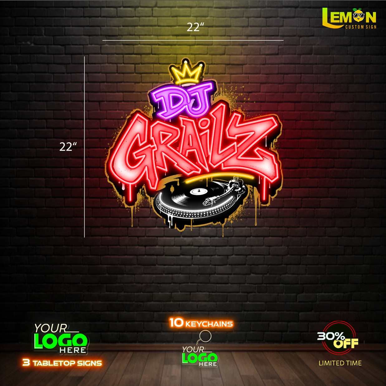 DJ GRAILZ| LED NEON SIGN