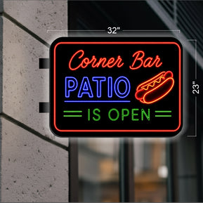 Corner Bar PATIO | DOUBLE-SIDED SIGN